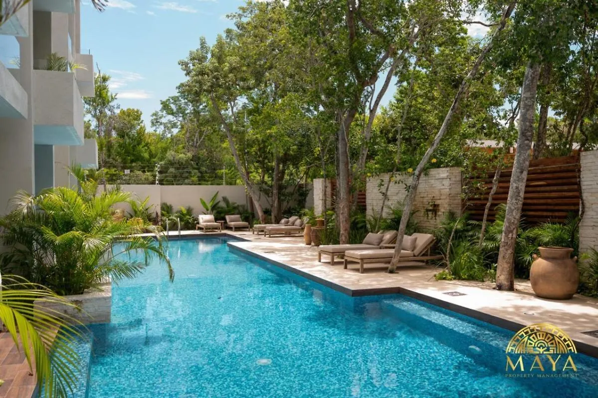 Nhoa 303C Lux 1Br Condo Pool View In Aldea Zama Tulum Daire