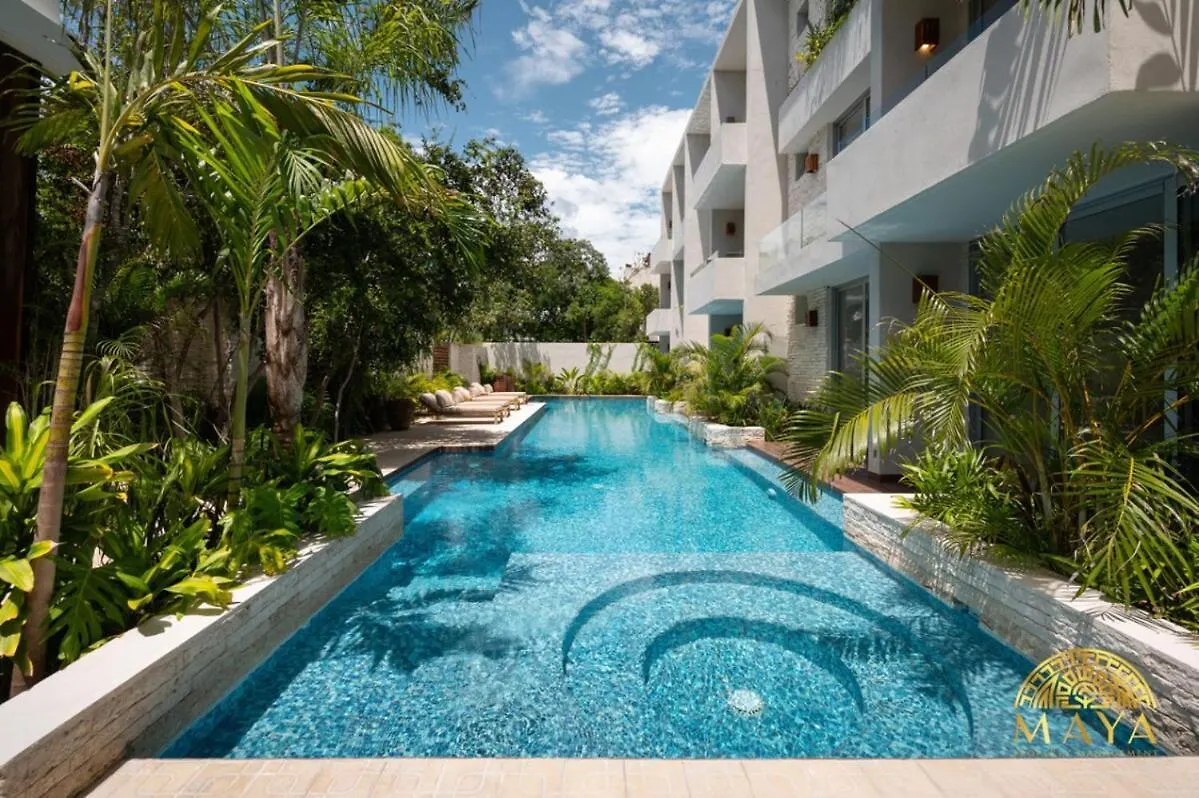 דירה טולום Nhoa 303C Lux 1Br Condo Pool View In Aldea Zama