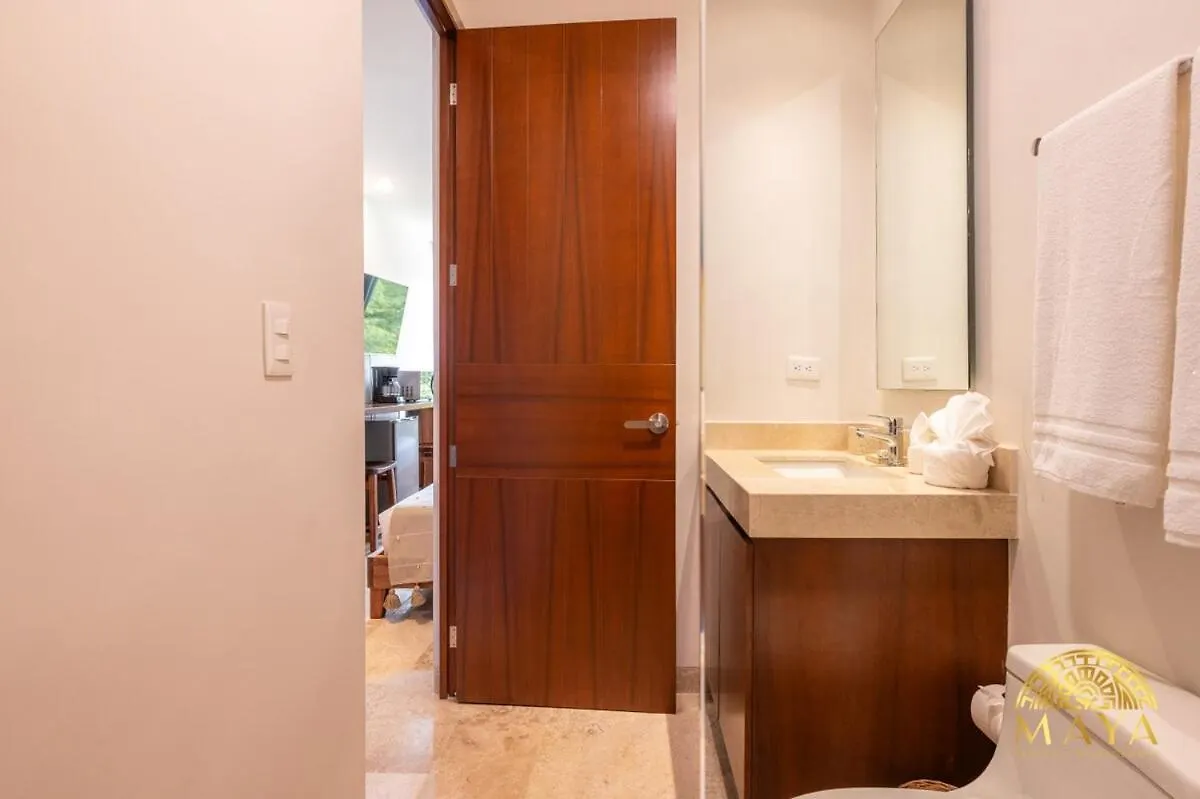דירה טולום Nhoa 303C Lux 1Br Condo Pool View In Aldea Zama מקסיקו